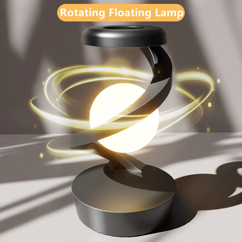 Rotating Floating Lamp + Phone Charger