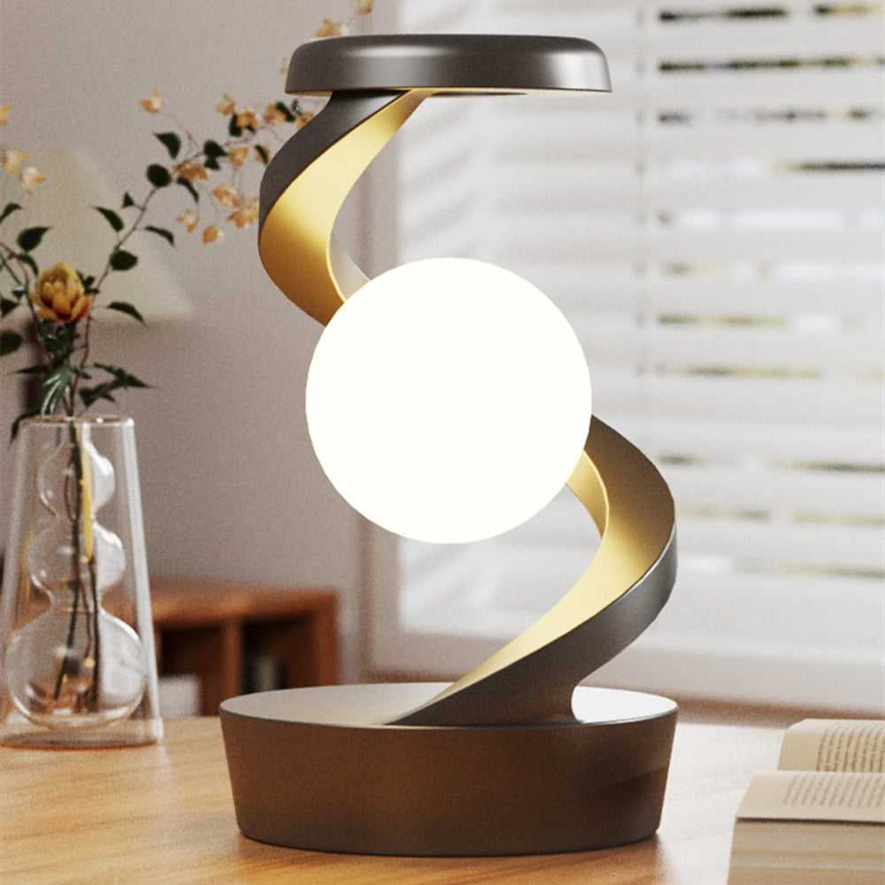 Rotating Floating Lamp + Phone Charger