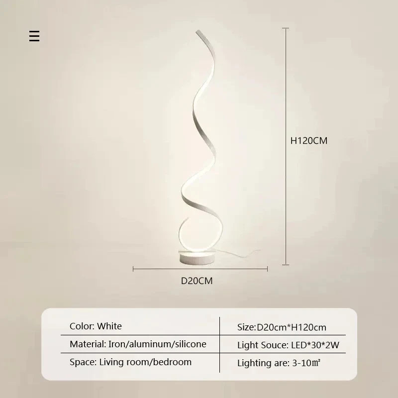 Modern LED Floor Lamp Design Stand Light 122CM Home Decor For Living Room Bedroom TV Background modern Lighting Fixture Lustre