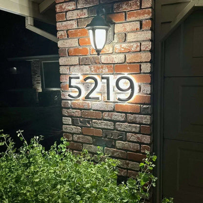 Custom LED House Number Lights