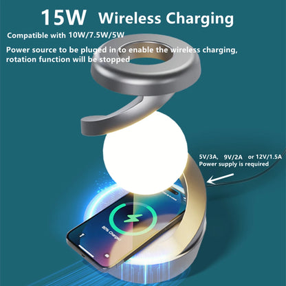 Rotating Floating Lamp + Phone Charger