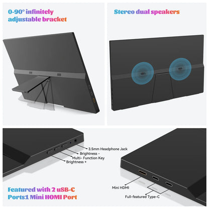 SybirdX 15.6" Portable monitor Display