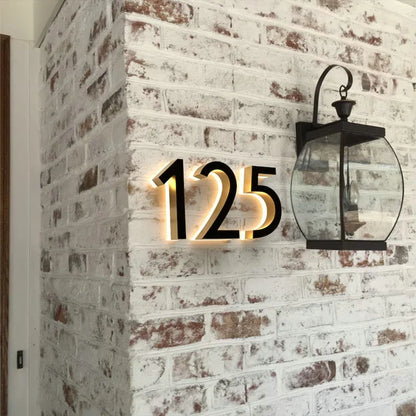 Custom LED House Number Lights