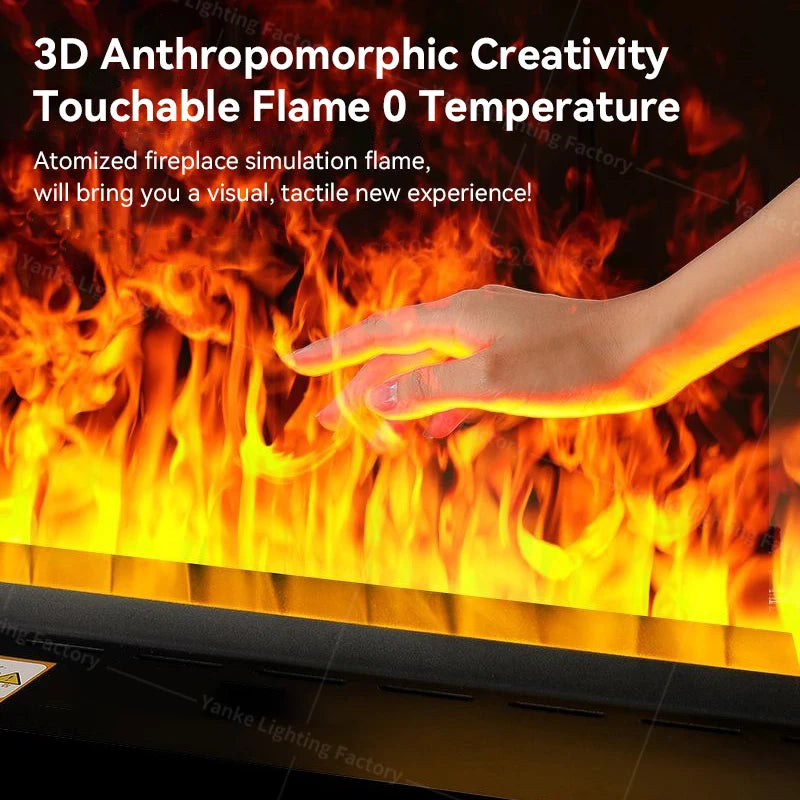 Smart Home 3D Atomized Fireplace (Heater + Humidifier)